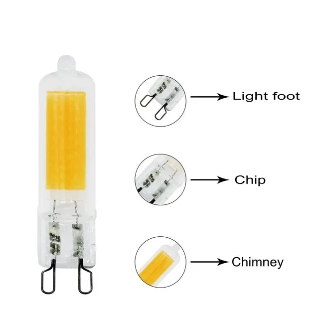 Ampoule LED en verre G9 7W 9W 12W 15W 220V – vue 4