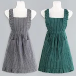 Tablier de cuisine à lacets imperméable, ligne A, bon chef, froncé