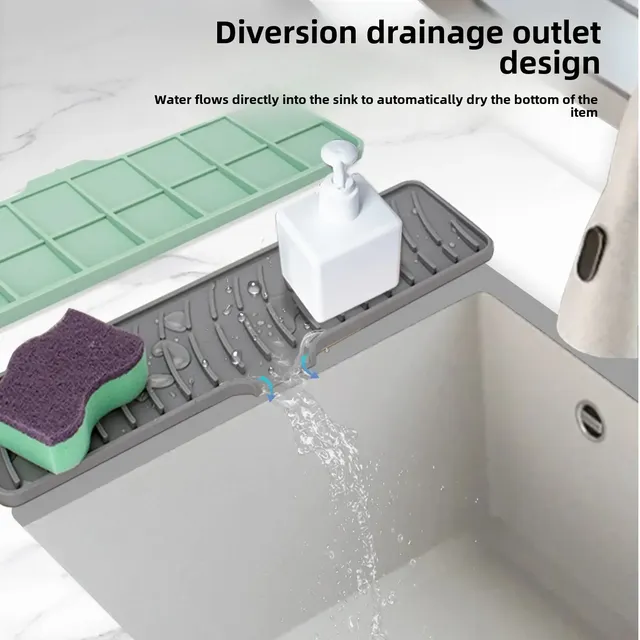 Tapis de vidange en Silicone pour évier de cuisine