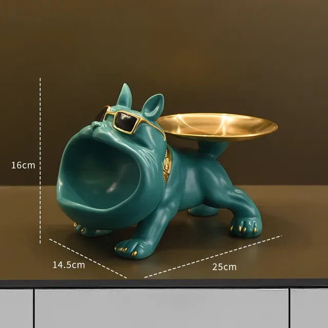Statue de chien en résine – vue 4