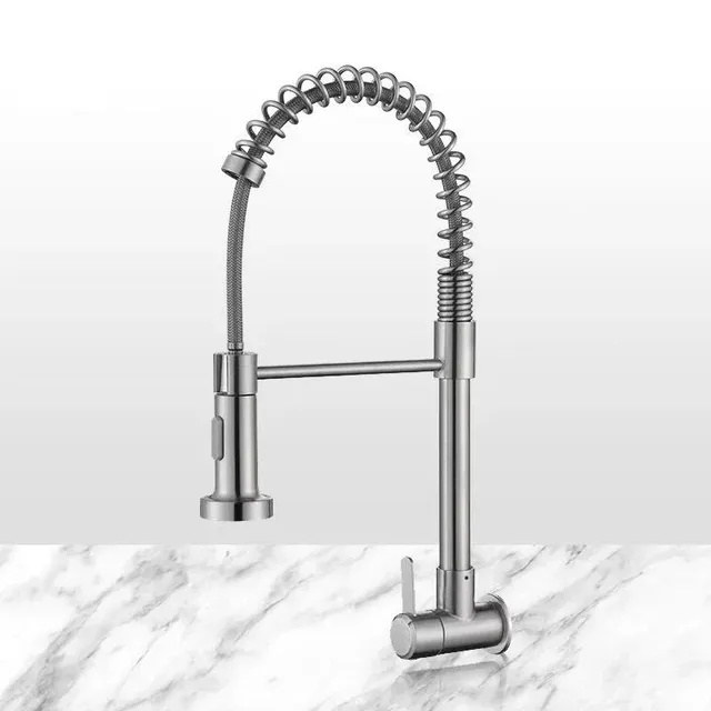 Robinet de cuisine extractible brossé – vue 2