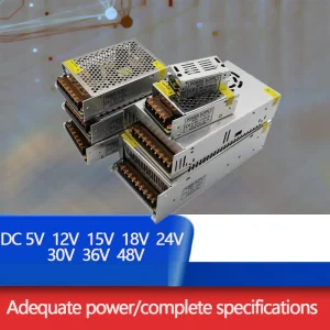 Alimentation électrique 5V 12V 24V 36V SMPS 5 12 24 36 V AC DC 220V à 5V 12V 24V 36V 1A 2A 3A 5A 10A 20A 30A, alimentation à découpage SMPS
