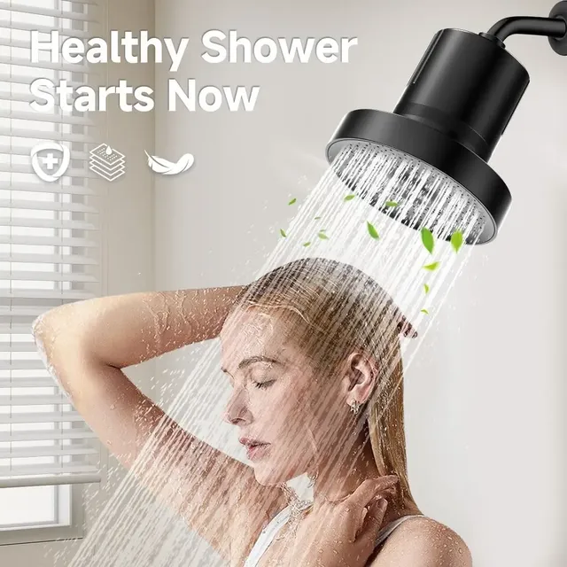Pommeau de douche filtré pour cheveux plus sains