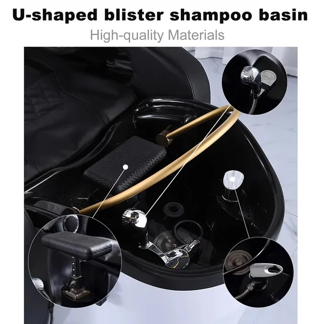 Salon de shampoing lit de massage lavage salon de… – vue 4