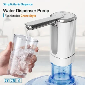 Distributeurs d&rsquo;eau pompe à bouteille d&rsquo;eau pliable distributeur automatique pompe bouton de contrôle distributeur d&rsquo;eau électrique Portable pour la maison