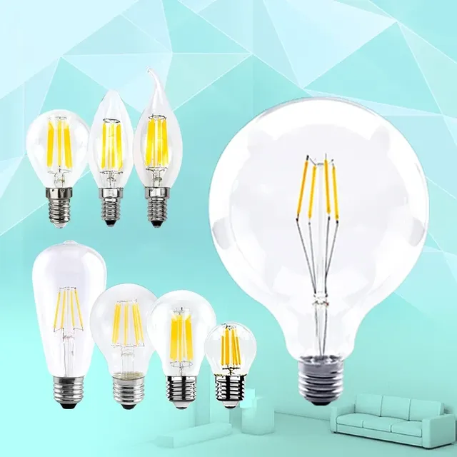 Ampoule LED rétro Edison E14 inda AC 220V 2W 4W 6W 8W – vue 5
