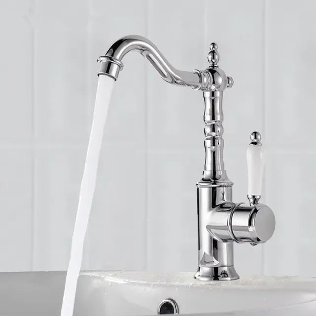 Robinet de lavabo en Bronze Antique – vue 4