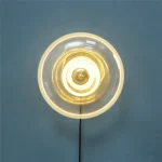 Applique Murale en Verre au Design Nordique Moderne, Luminaire Décoratif d&rsquo;Nik, Joli Tactile, Idéal pour une Chambre à Coucher ou une Table