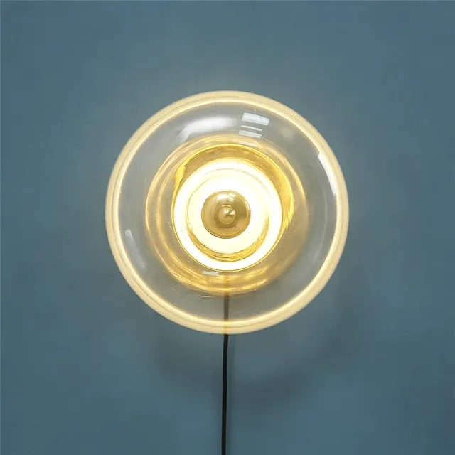 Applique Murale en Verre au Design Nordique Moderne