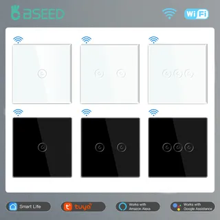 BSEED-Joli Mural Tactile Wifi Intelligent à 2 Voies