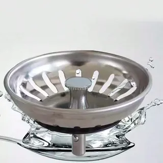 Bouchon de filtre d'évier en acier inoxydable