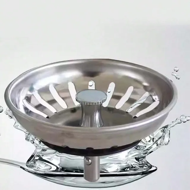 Bouchon de filtre d'évier en acier inoxydable