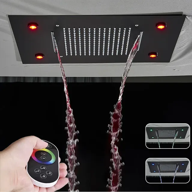 Robinet de douche LED avec télécommande intelligente – vue 2
