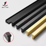 Armoire de cuisine avec tiroirs de placard Vintage noirs, quincaillerie, poignées de tiroir de commode, poignées d&rsquo;armoire de cuisine