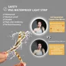 Miroir de salle de bain intelligent LED HD avec lumières – vue 5
