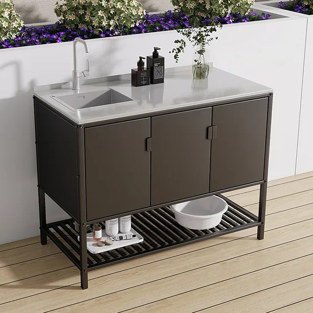 Armoire cuisine extérieure personnalisable acier laminé… – vue 5