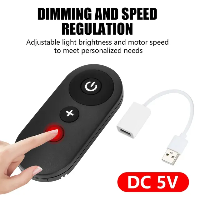 USB Dimmer RF Remote Control Switch Dim/Brighten/power… – vue 3