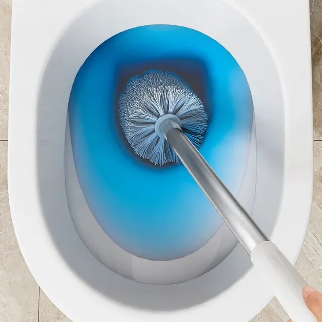 1 ensemble de brosse de toilette avec support mural à… – vue 3