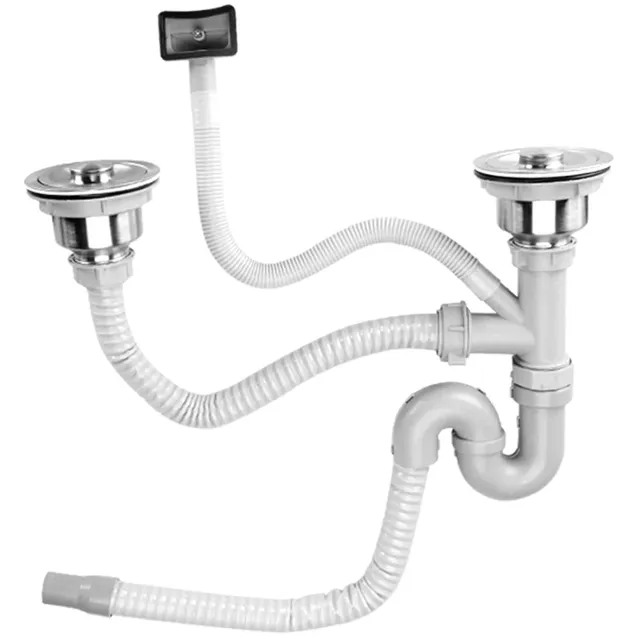 Bonde évier cuisine acier inoxydable clapet poussoir… – vue 5