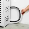 Lavabo pliable plastique silicone souple rebord rigide… – vue 6