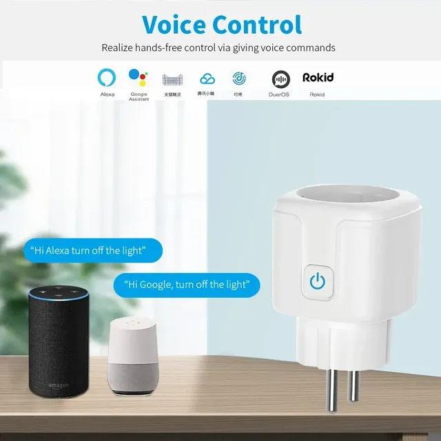 Prise ue intelligente WiFi 20A prise ue télécommande… – vue 3