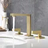 Robinet de lavabo à Double poignée en laiton massif 100% – vue 5