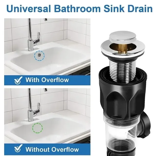 Ensemble de tuyaux de Drainage anti-odeur pour lavabo en… – vue 4