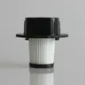 Filtre hepa cylindrique plissé noir blanc plastique… – vue 2