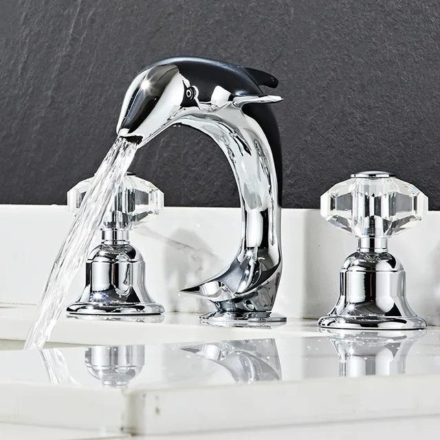 Robinet de Lavabo Noir Antique localité Poli – vue 6