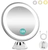 Miroir de maquillage grossissant 10x