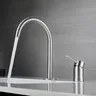 Robinet de lavabo de salle de bains en acier inoxydable – vue 2