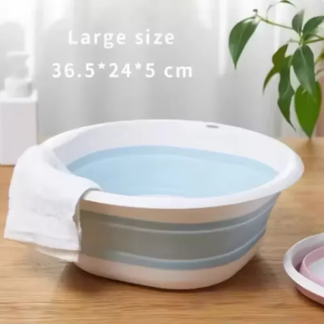Lavabo pliable silicone portable voyage maison bassin… – vue 6