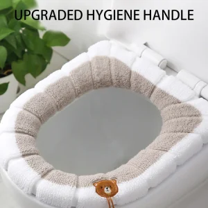 housse siège toilette rembourrée chaude confortable pelucheuse épaisse antibactérienne antiodeurs lavable élastique ajustable antidérapante brodée motif ours enfantin housse siège toilette rembourrée chaude confortable pelucheuse épaisse antibactérienne antiodeurs lavable élastique ajustable antidérapante brodée motif ours enfantin