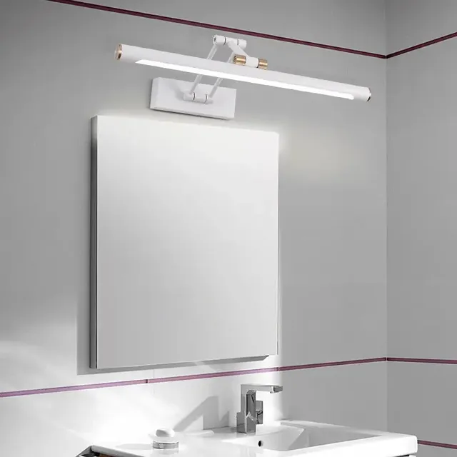 Miroir pliant phare LED salle de bain sans poinçonnage… – vue 3