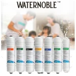 Cartouche De Filtration D’Eau Waternoble 10 Pouces, Remplacement Coton PP & Filtre Charbon Actif T33, Élimination Du Chlore, Système De Purification D’Eau Compatible
