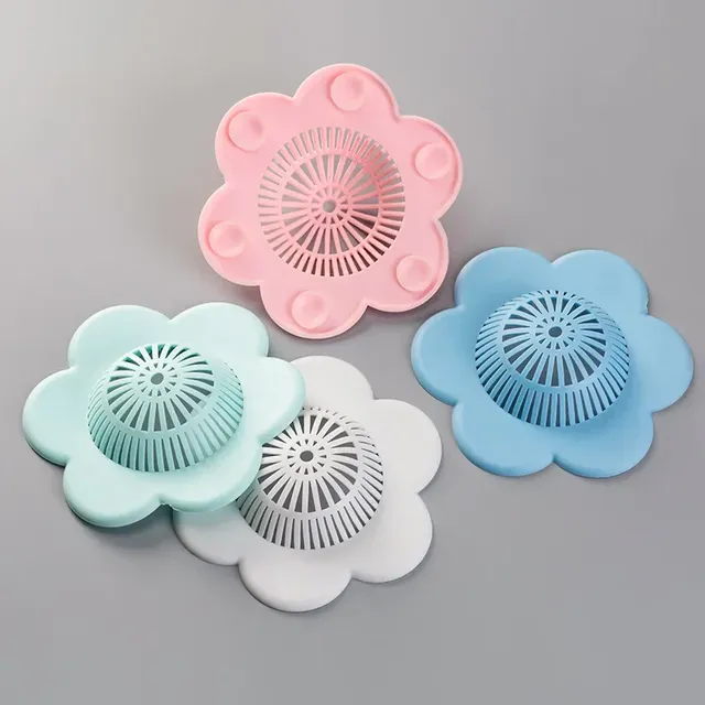 Crépine filtre évier silicone souple antibouchage fleur… – vue 2