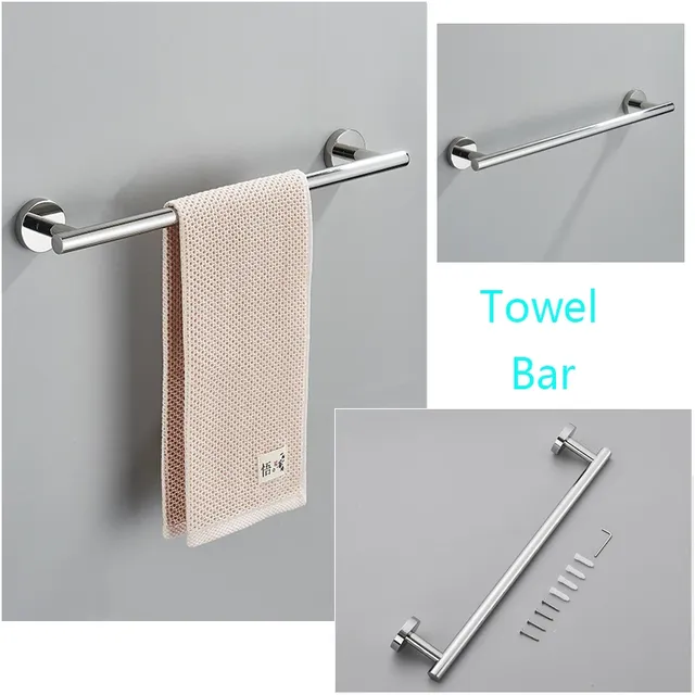 HOHardware-Ensemble porte-serviettes rond en acier… – vue 5