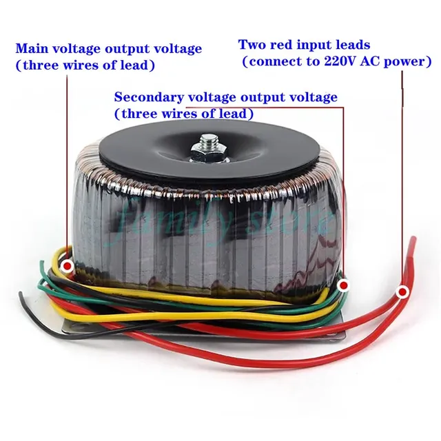 Transformateur toroïdal 300W – vue 4