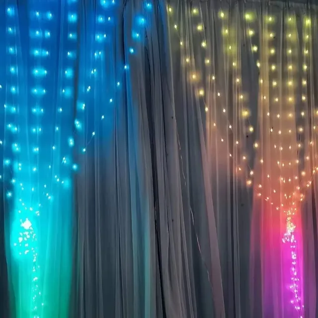 Cortinas Led intelligentes USB Led rideaux lumineux… – vue 4