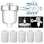 Purificateur de Sortie d&rsquo;Eau, Filtre Universel pour Cuisine, Douche, Ménage, Coton PP, Haute Densité, Pratique, 1 Ensemble