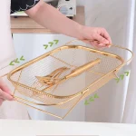 Mir de Proximité pour Évier de Cuisine, Passoire Rectangulaire Extensible en Acier Inoxydable