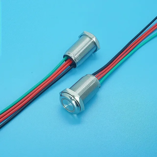 Interrupteur tactile 16mm acier inoxydable 304… – vue 3