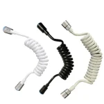 Tuyau de douche flexible en PU pour la vaccination par eau, pulvérisateur de bidet de toilette, accessoires HOAccessrespiration, ligne téléphonique, 1.5m, 2m