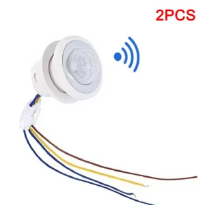 Commutateur de capteur de corps infrarouge commutateur de détecteur de capteur PIR 110V 220V commutateur de capteur de mouvement pour la maison plafonnier interrupteur d&rsquo;éclairage LED