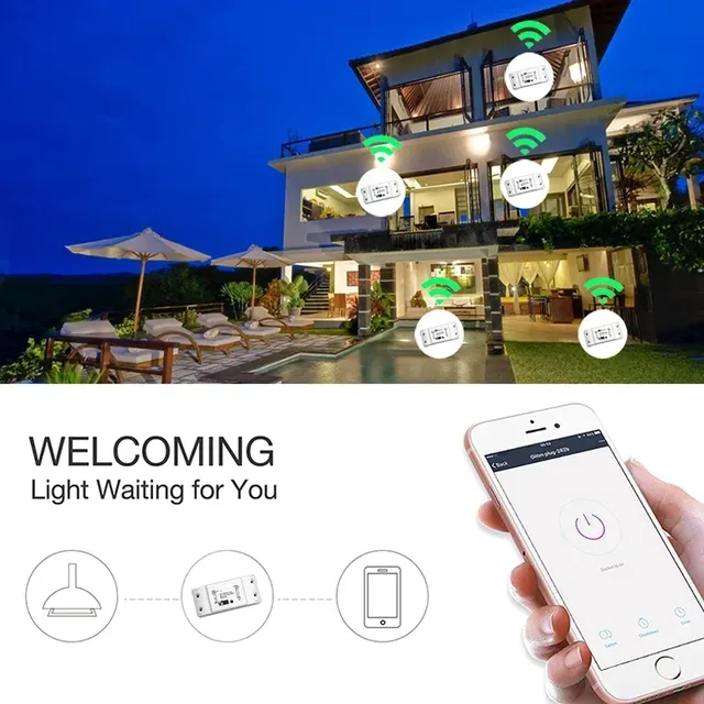 Commutateur d'éclairage intelligent WiFi – vue 2