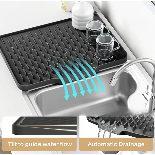 Tapis de vidange pour évier de cuisine et comptoir en…