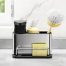 Distributeur savon liquide organiseur évier inox brossé… – vue 2