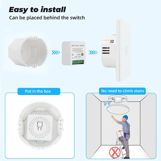 Tuya WiFi Smart Switch avec moniteur d'énergie – vue 5