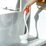 Ensemble de brosses de toilette en forme de cygne avec… – vue 2