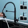 Robinet cuisine acier inoxydable mat noir mitigeur… – vue 3